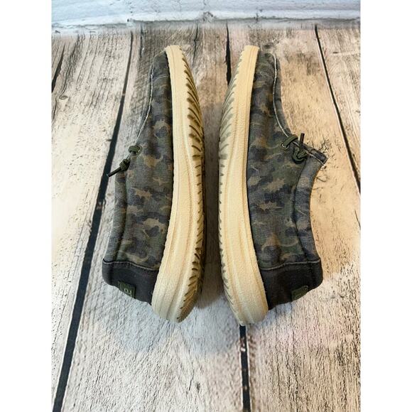 HEYDUDE Boy’s Wally Musk Camodino Shoes / Size: Y6-L7 - Picture 8 of 8